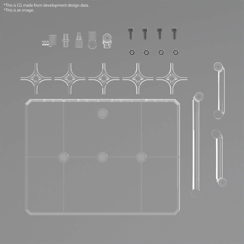 Bandai 1/100 Action Base 8 Clear