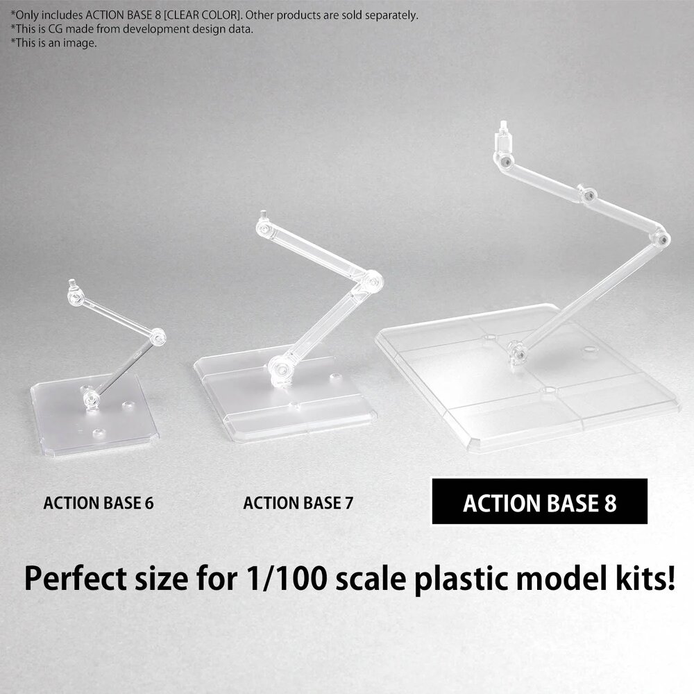 Bandai 1/100 Action Base 8 Clear