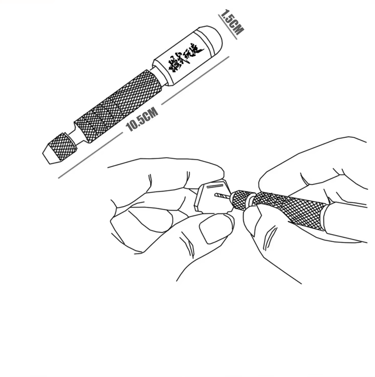 Moshi Dubbel Gelagerde Handboor MS-091