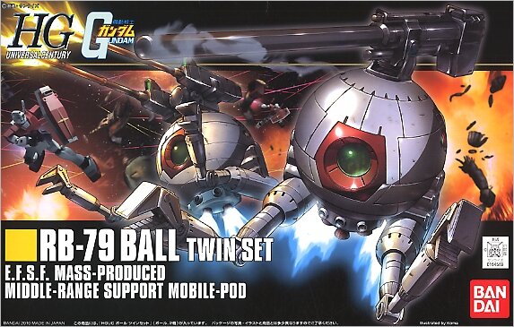1/144 HGUC RB-79 Ball Twin Set