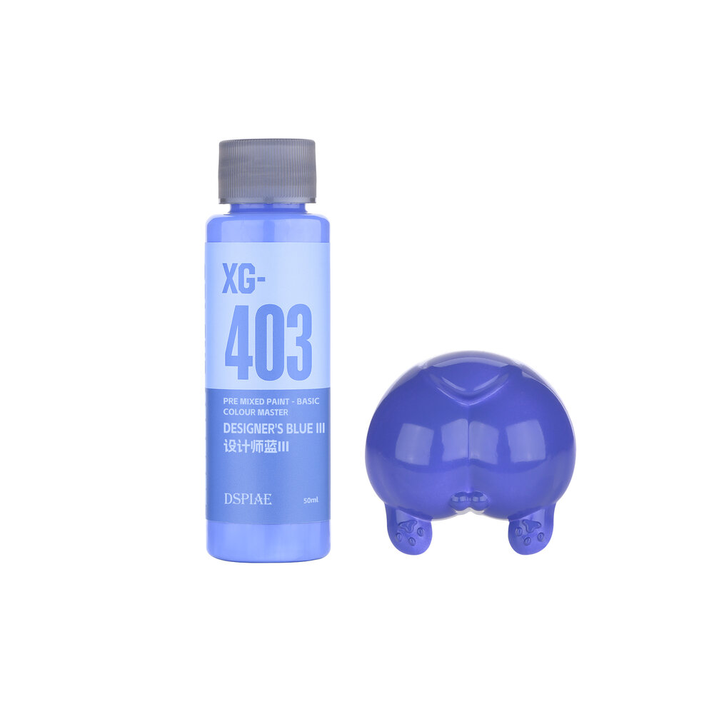 DSPIAE Pre-Mixed Acrylic Paints 50ml Designer's Blue III XG-403