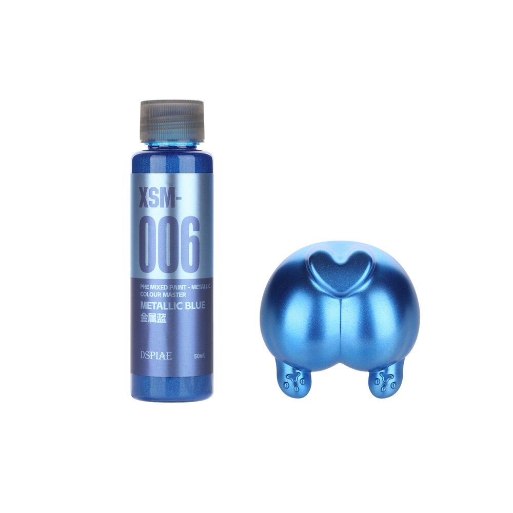 DSPIAE Pre-Mixed Acrylic Paints 50ml Metallic Blue XSM-006