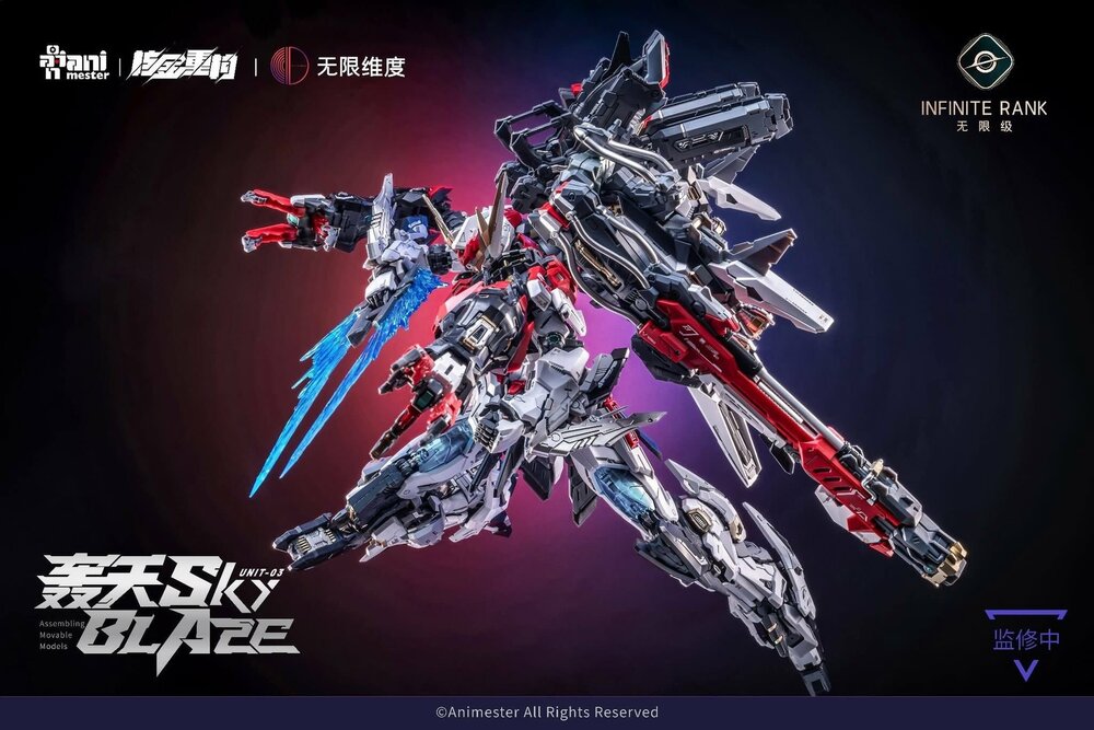 PRE-ORDER Animester x Infinite Dimension 1/72 Unit-03 Sky Blaze