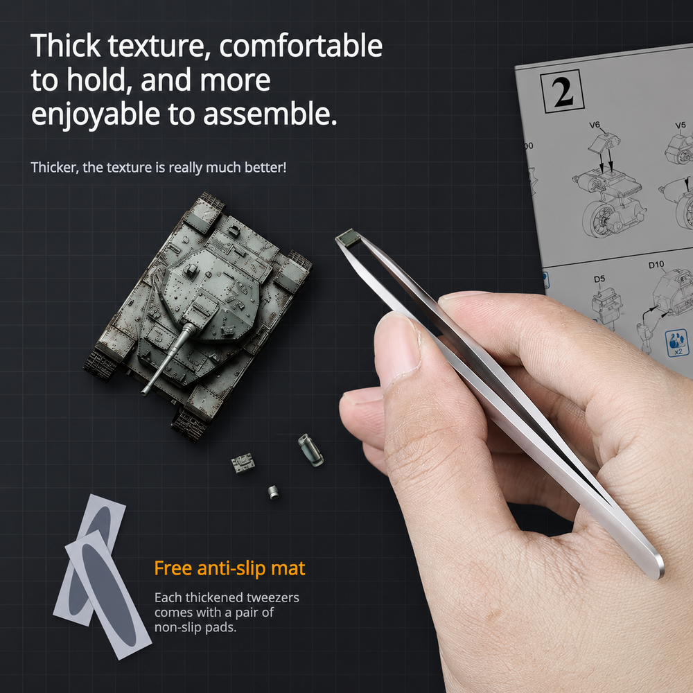 Stedi Thick-Walled Precision Tweezers (Curved) MS-163