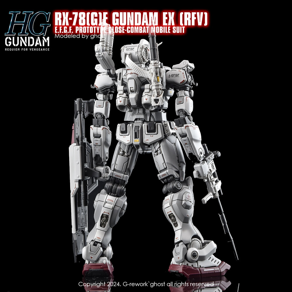 G-REWORK HG RX-78(G)E Gundam EX (RFV) Decals