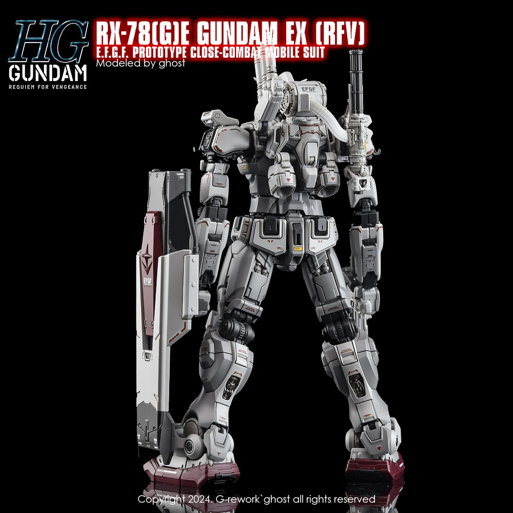 G-REWORK HG RX-78(G)E Gundam EX (RFV) Decals