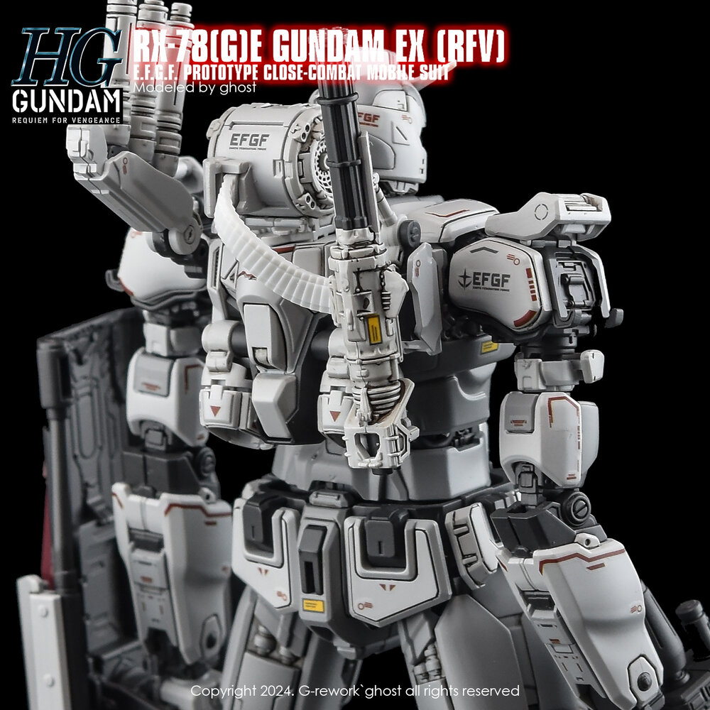 G-REWORK HG RX-78(G)E Gundam EX (RFV) Decals