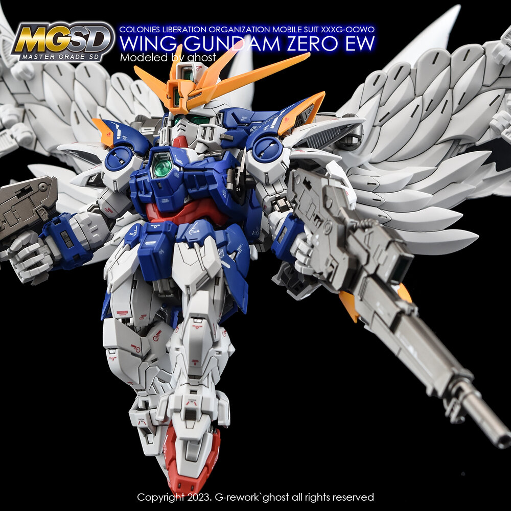 G-REWORK MGSD Wing Gundam Zero EW Decals