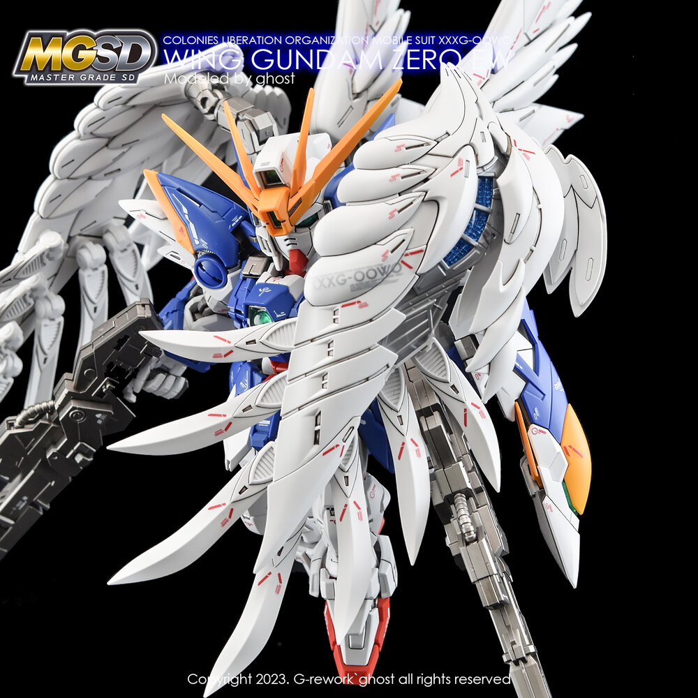 G-REWORK MGSD Wing Gundam Zero EW Decals