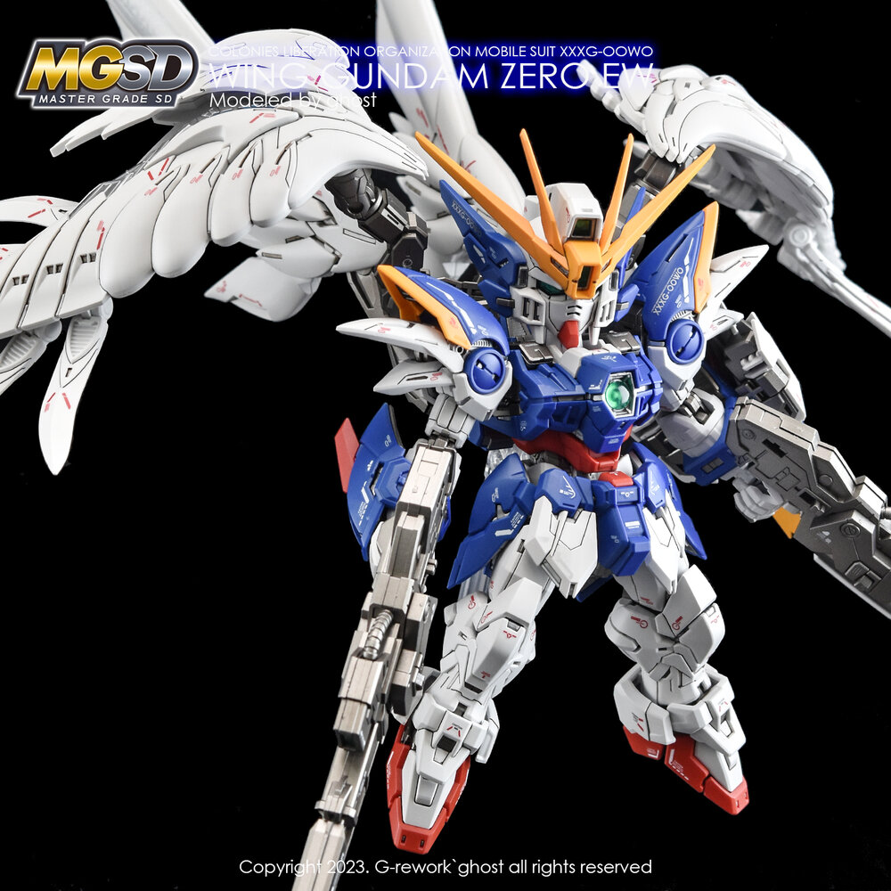G-REWORK MGSD Wing Gundam Zero EW Decals
