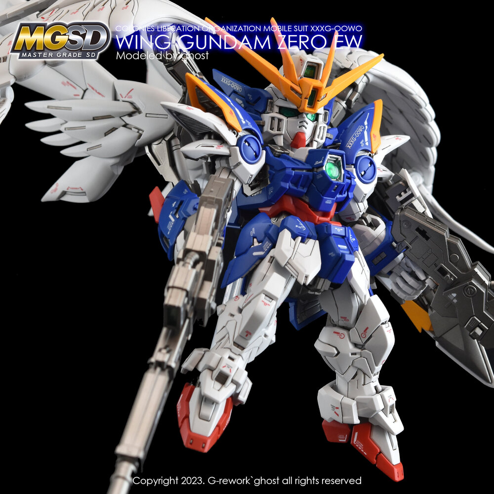 G-REWORK MGSD Wing Gundam Zero EW Decals
