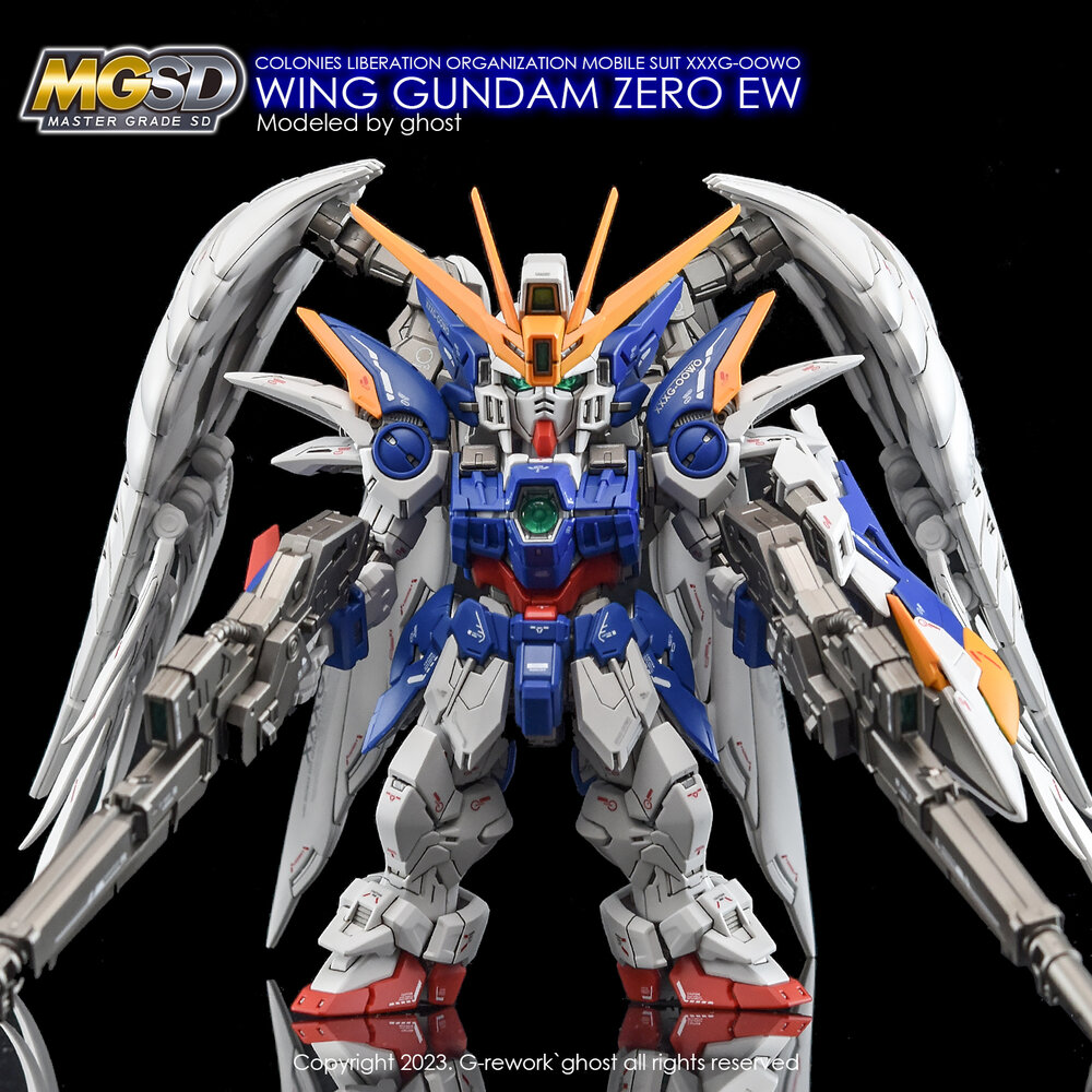 G-REWORK MGSD Wing Gundam Zero EW Decals