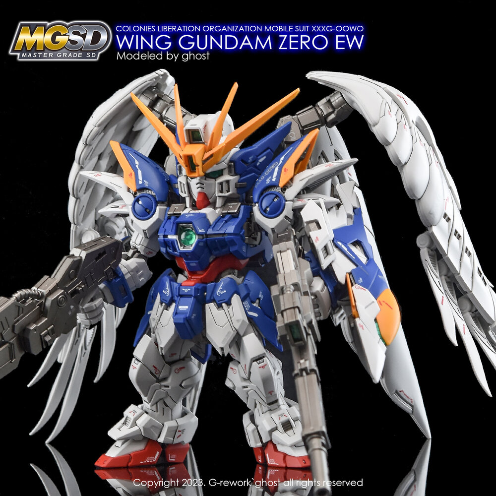 G-REWORK MGSD Wing Gundam Zero EW Decals