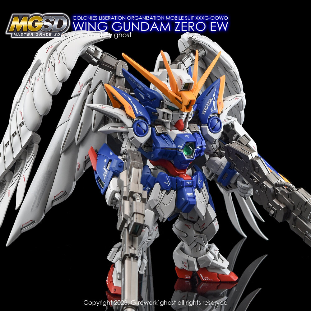 G-REWORK MGSD Wing Gundam Zero EW Decals