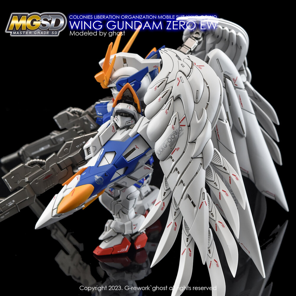 G-REWORK MGSD Wing Gundam Zero EW Decals