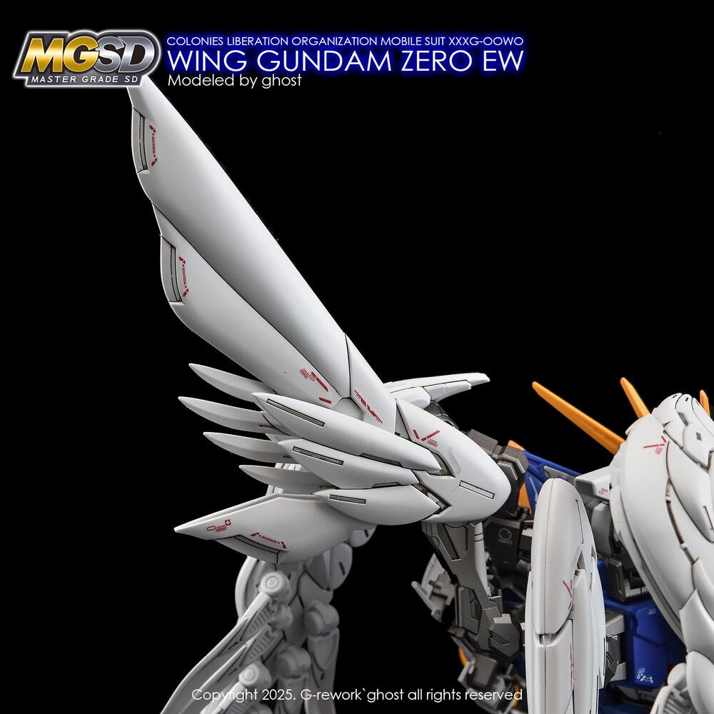 G-REWORK MGSD Wing Gundam Zero EW Decals