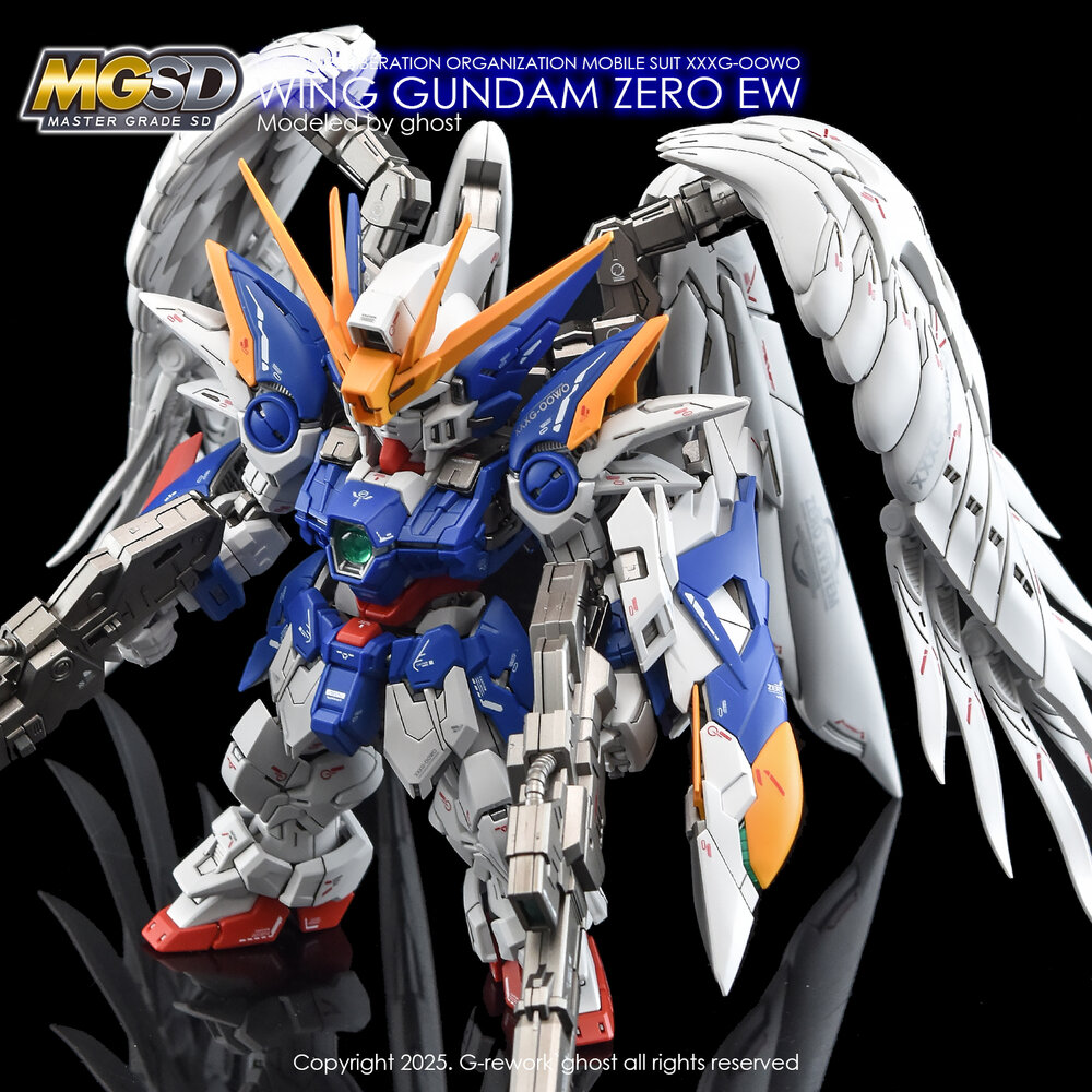 G-REWORK MGSD Wing Gundam Zero EW Decals