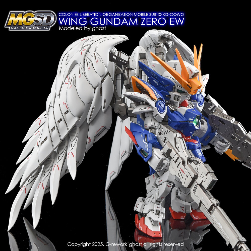 G-REWORK MGSD Wing Gundam Zero EW Decals