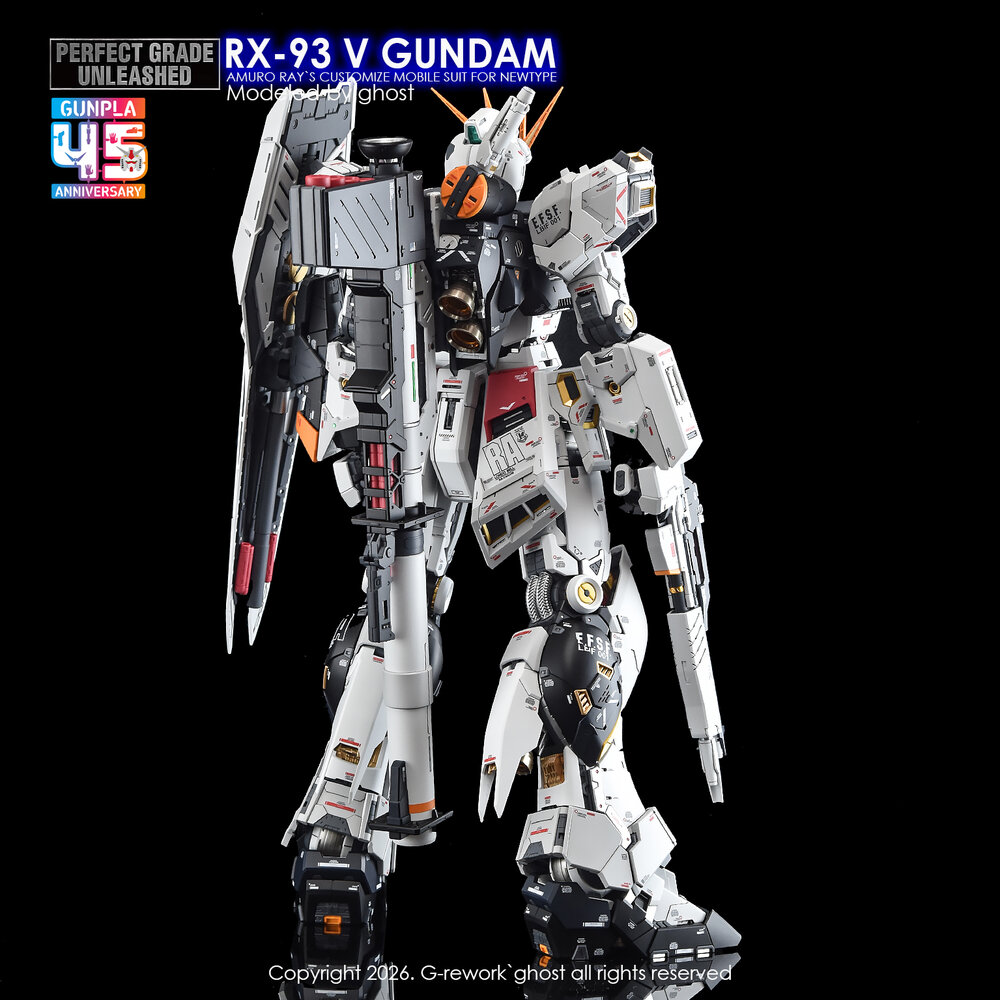 G-REWORK PG Unleashed RX-93 V Gundam Decals