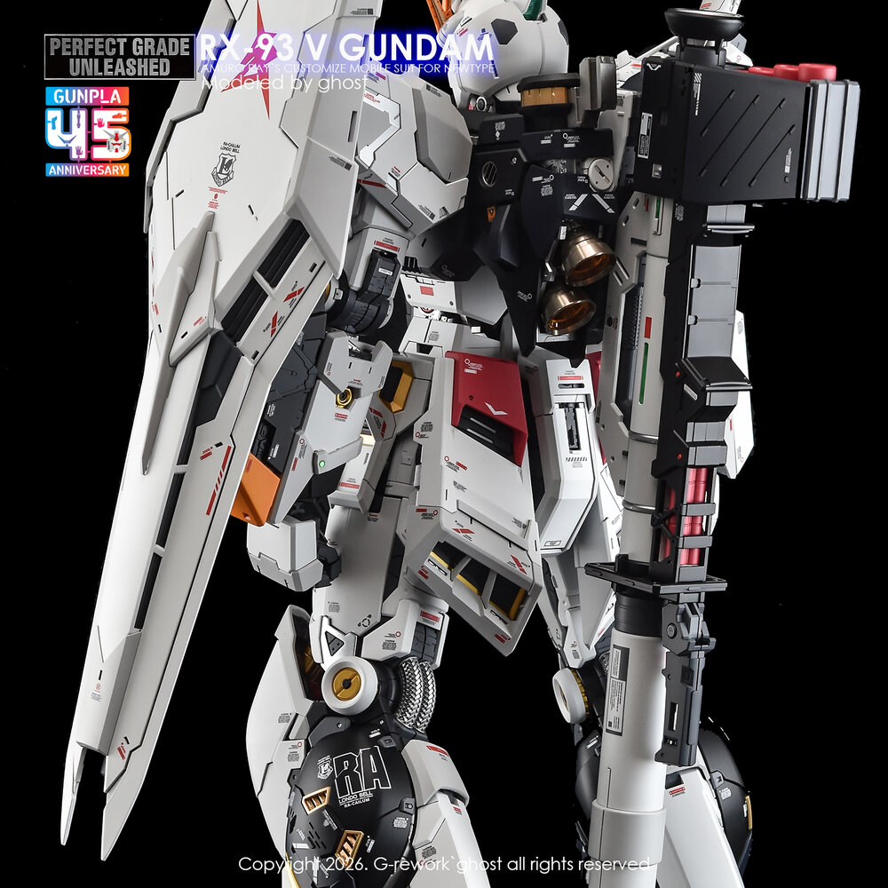 G-REWORK PG Unleashed RX-93 V Gundam Decals