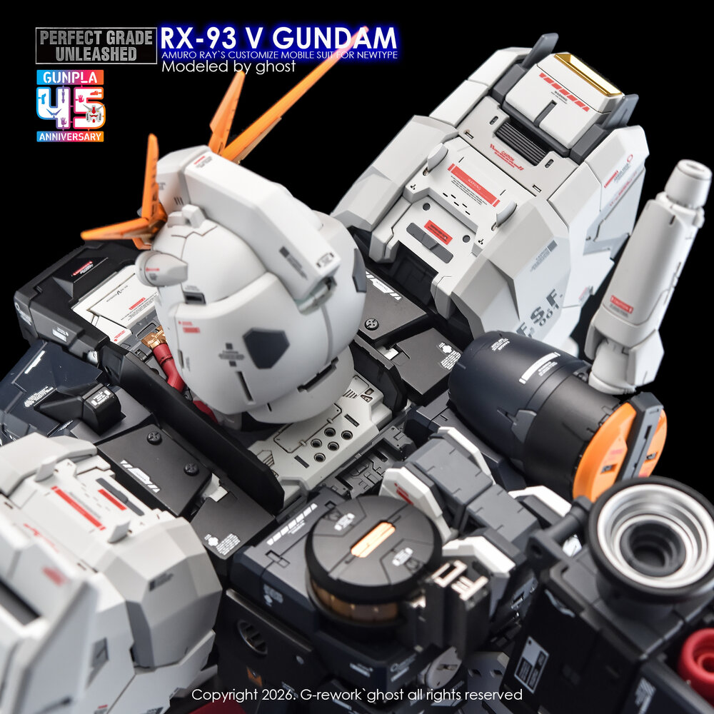 G-REWORK PG Unleashed RX-93 V Gundam Decals