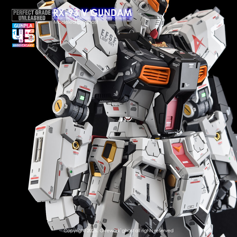 G-REWORK PG Unleashed RX-93 V Gundam Decals