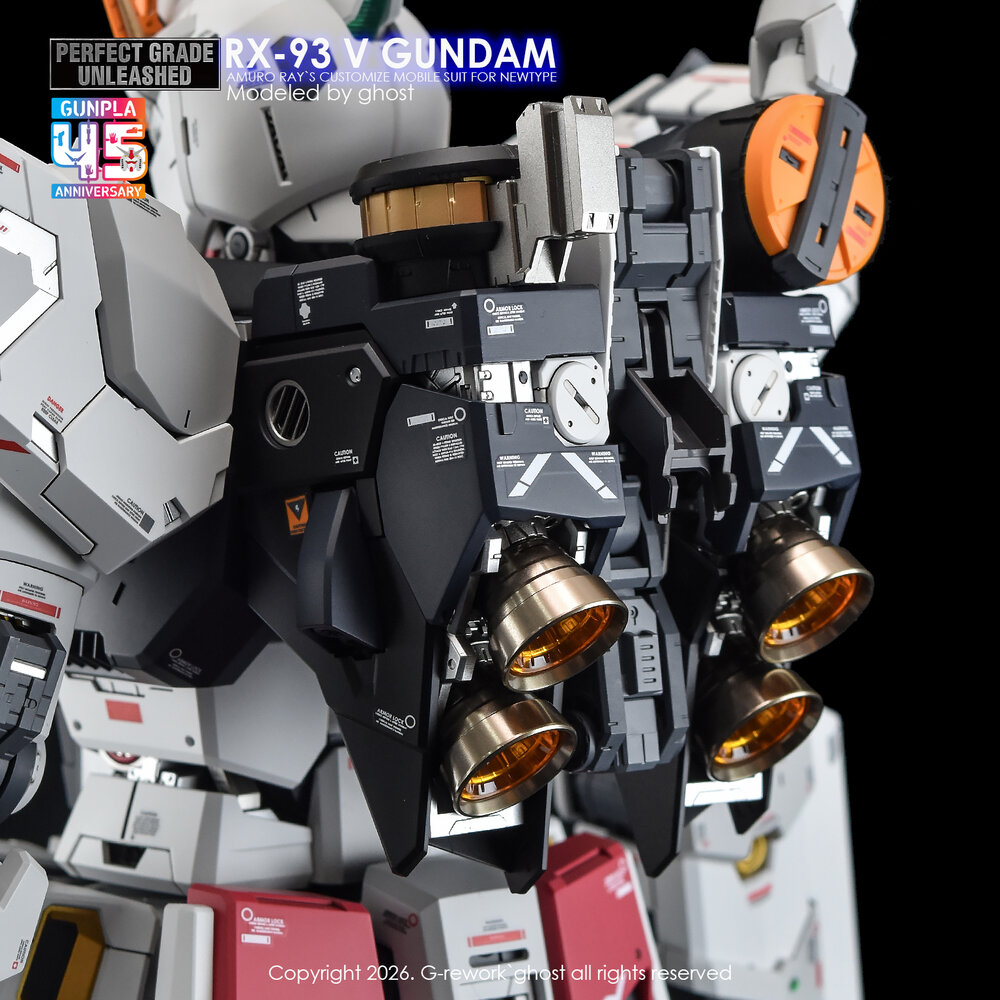 G-REWORK PG Unleashed RX-93 V Gundam Decals