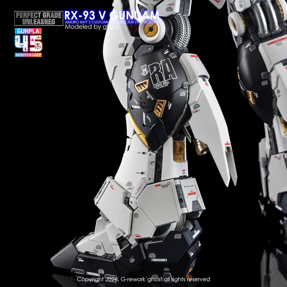 G-REWORK PG Unleashed RX-93 V Gundam Decals