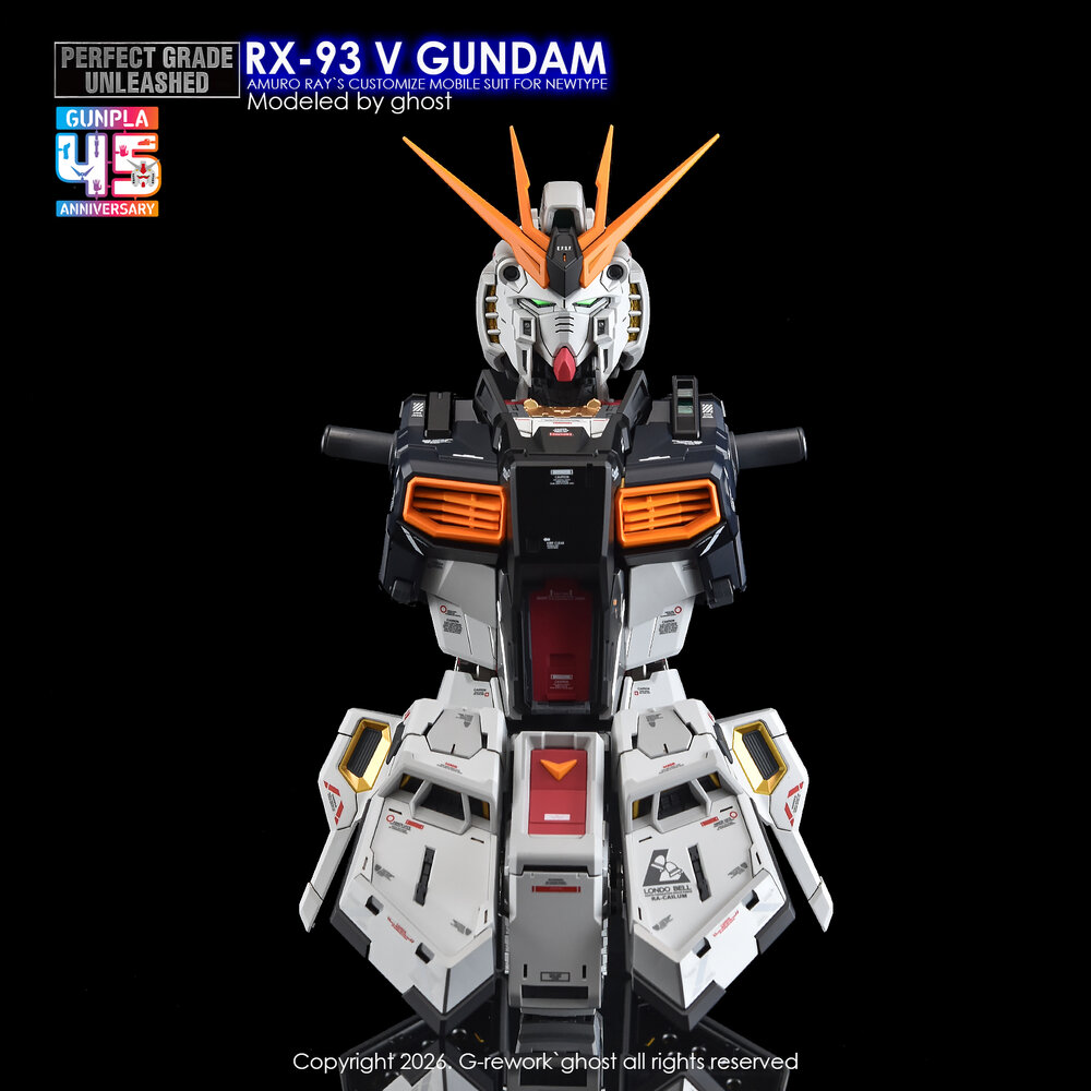 G-REWORK PG Unleashed RX-93 V Gundam Decals