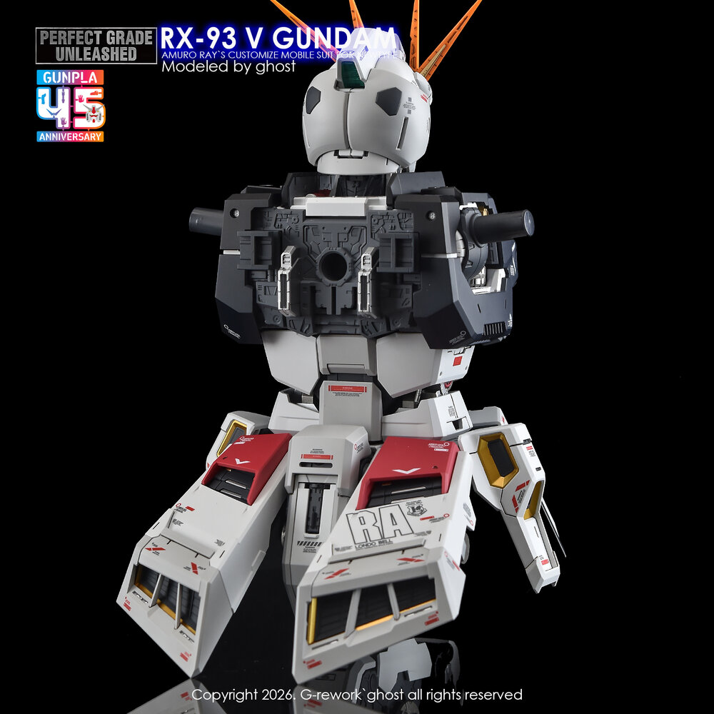 G-REWORK PG Unleashed RX-93 V Gundam Decals