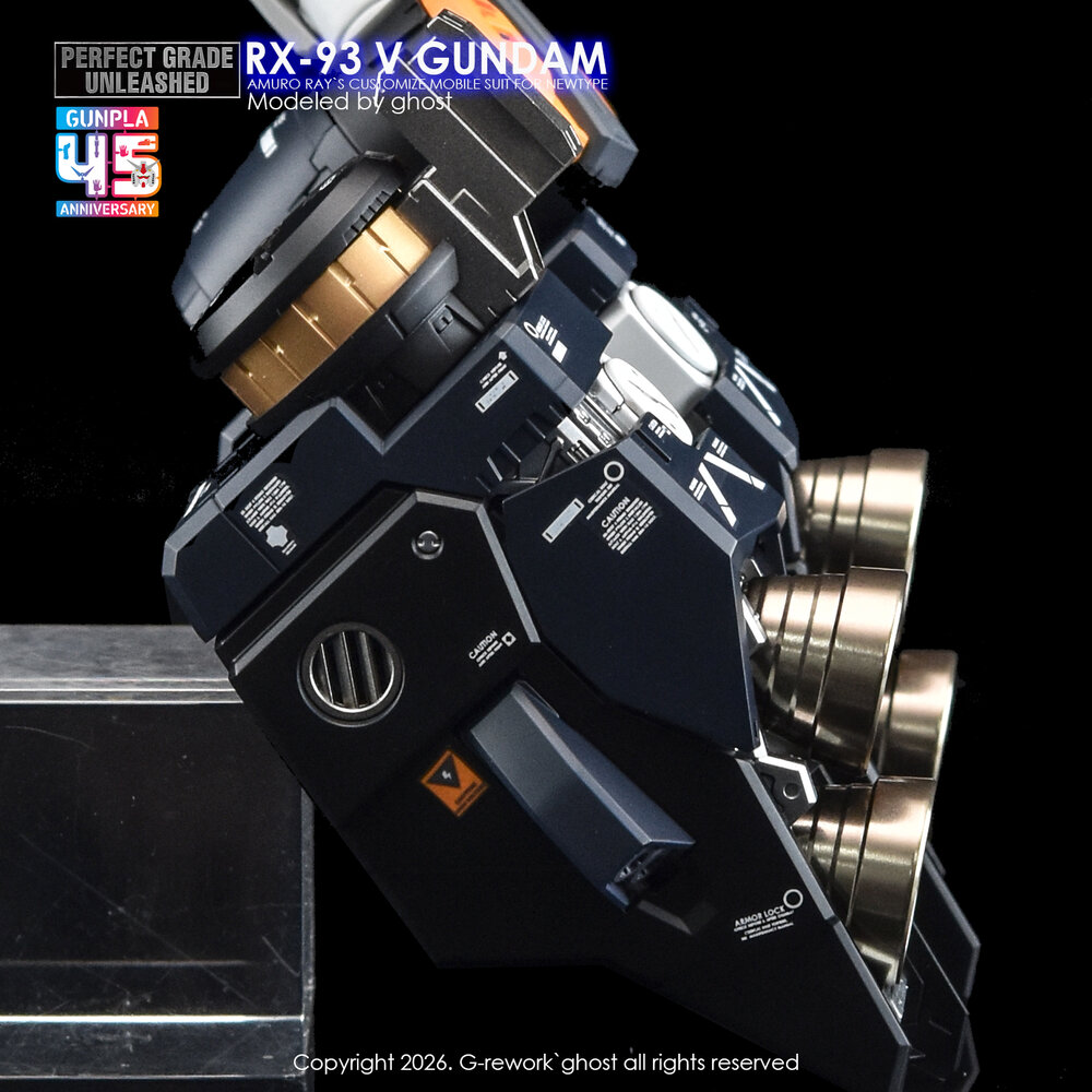 G-REWORK PG Unleashed RX-93 V Gundam Decals