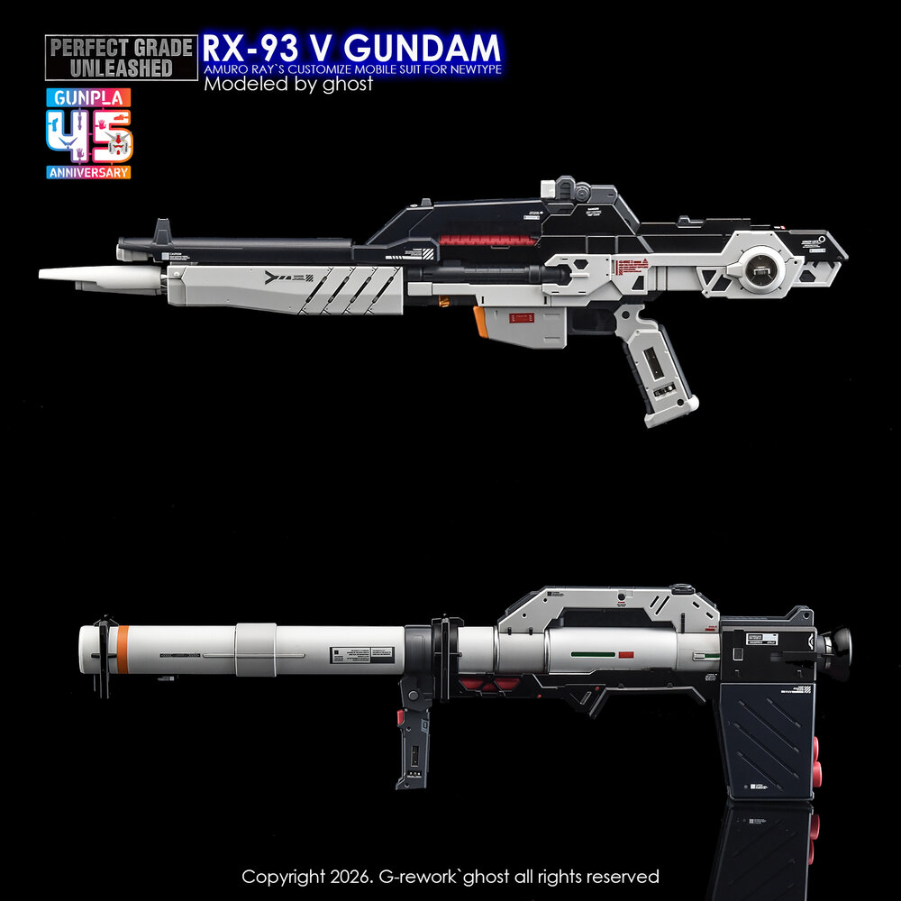 G-REWORK PG Unleashed RX-93 V Gundam Decals