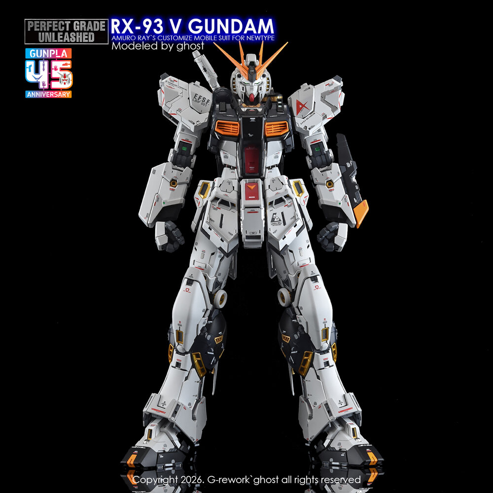 G-REWORK PG Unleashed RX-93 V Gundam Decals