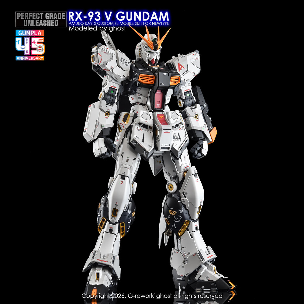 G-REWORK PG Unleashed RX-93 V Gundam Decals