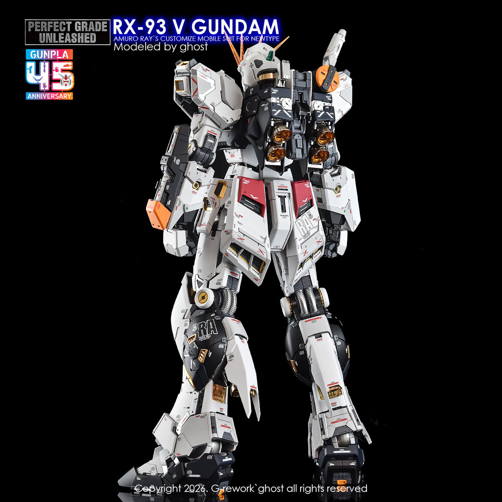 G-REWORK PG Unleashed RX-93 V Gundam Decals