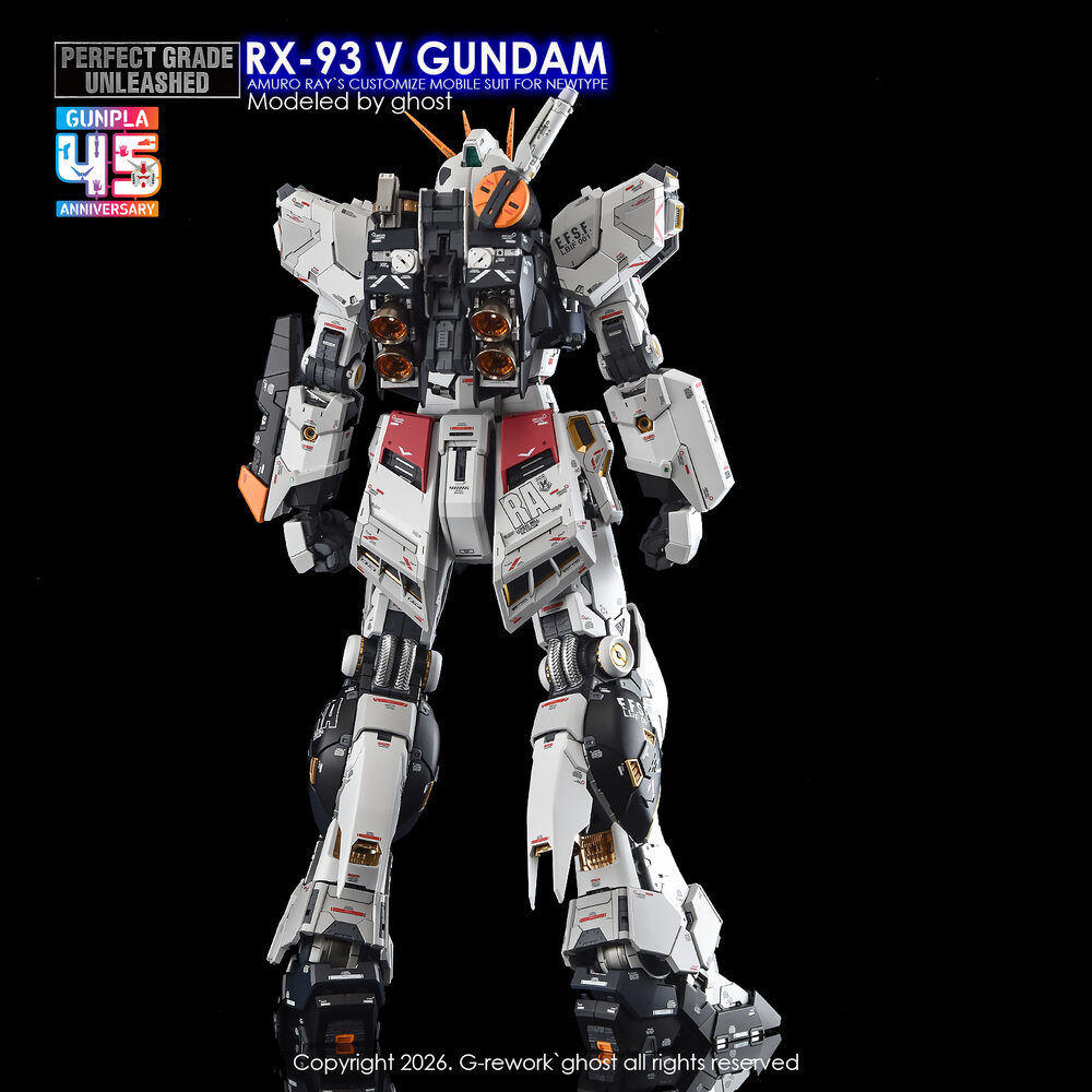 G-REWORK PG Unleashed RX-93 V Gundam Decals