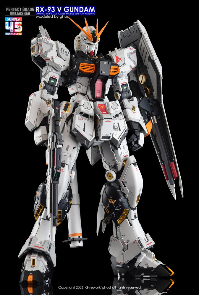G-REWORK PG Unleashed RX-93 V Gundam Decals