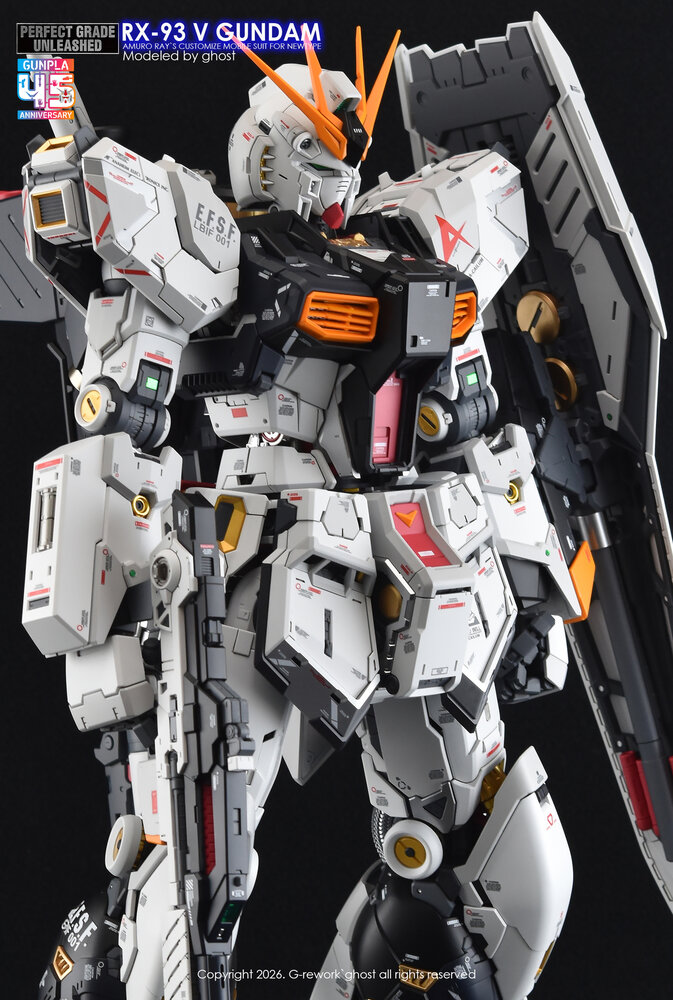 G-REWORK PG Unleashed RX-93 V Gundam Decals