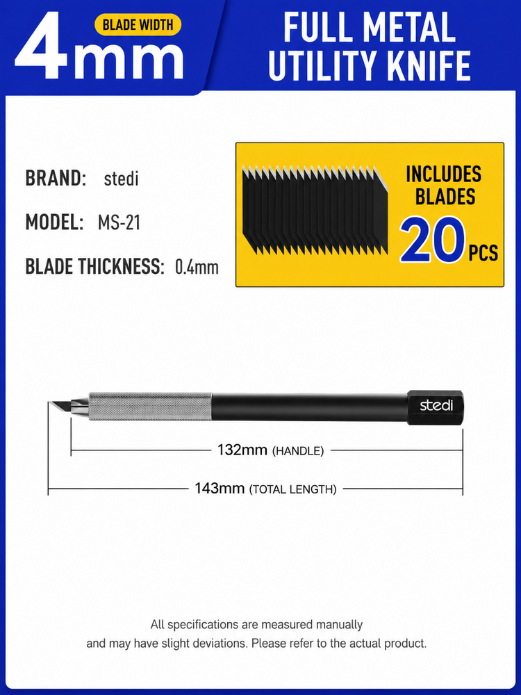 Stedi 4mm Narrow Blade Hobbymes MS-21