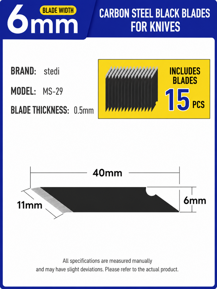 Stedi 6mm Wide Blade Hobbymes MS-22