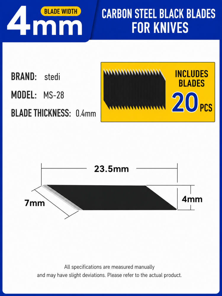 Stedi 4mm Narrow Blade Hobbymes MS-21