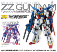 1/100 MG MSZ-010 ZZ Gundam Ver.Ka