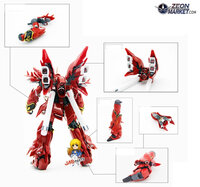JAO Parts, RG Sinanju Metal Set Rood 15 Opties