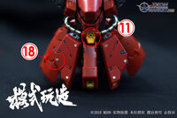 SH Studio RG Sazabi Metal Set Rood 19 Opties