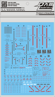 DL-Decal UC06 voor MG Unicorn Full Armor 3 Vellen
