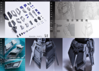 AnchoreT YujiaoLand MG Hi-Nu EnHanced version Dress-up Kit +  Anchoret Decals