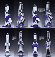AnchoreT YujiaoLand MG Hi-Nu EnHanced version Dress-up Kit +  Anchoret Decals