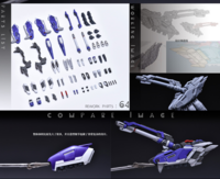 AnchoreT YujiaoLand MG Hi-Nu EnHanced version Dress-up Kit +  Anchoret Decals