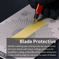DSPIAE Masking Tape Snij Mat AT-ECA (Boogpatronen)