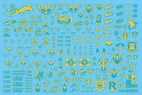 Delpi-Decal Zeon Universal Century Emblemen Goud Holo